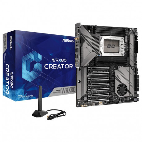 ASRock emaplaat WRX80 Creator R2.0 AMD Ryzen Threadripper PRO 3000WX/5000WX E-ATX sWRX8 pesa Retail