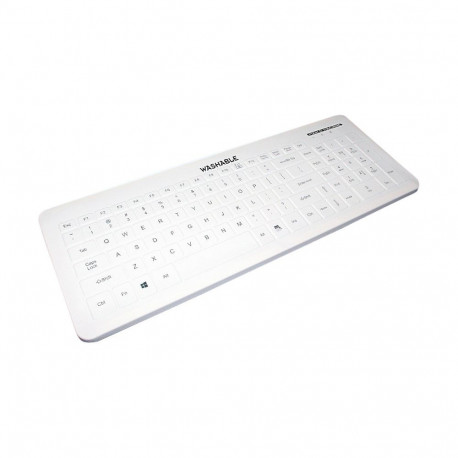 "MAN&MACHINE Very Cool Flat DE white Hygienetastatur,white,104Tasten,DE"