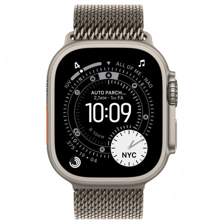 Apple Watch Ultra 3 nutikell Cellular 49mm titaan, naturaalne (Milano titaan, naturaalne), keskmine