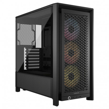 CORSAIR Frame 4000D RS ARGB Midi Tower ATX karastatud klaasist küljeaknaga mänguri korpus