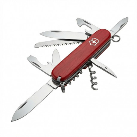 "V-1.36 13 Camper Taschenmesser, Holzgriff, rot"
