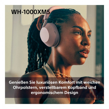 Sony WH-1000XM5 roosad kõrvaklapid