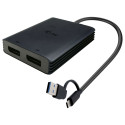 "I-TEC USB-A/C 2X DP ADAPTER"