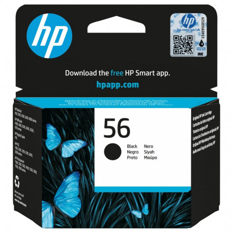 "HP 56 original Ink cartridge C6656AE UUS black high capacity 19ml 520 pages 1-pack"