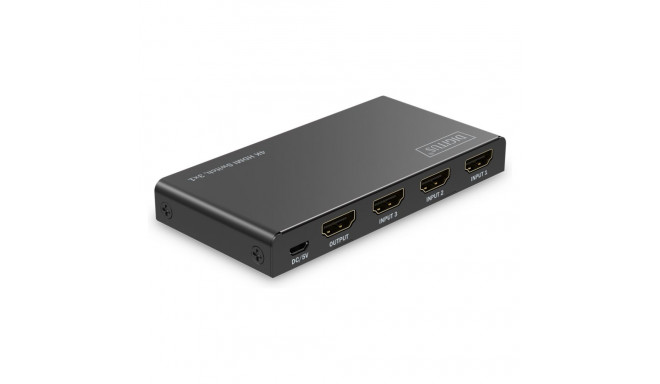 Digitus HDMI-lüliti, 4x1 4K/60Hz HDCP 2.3