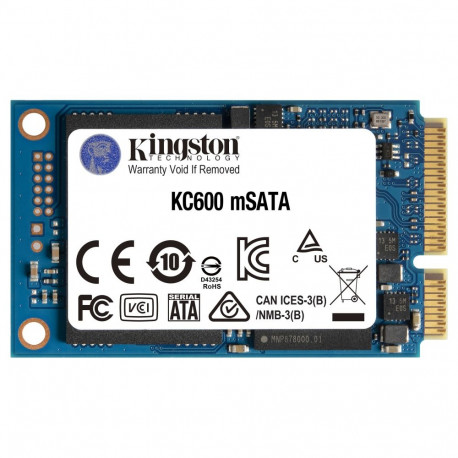 "512GB Kingston 1.8"" (4.6cm) mSATA KC600 retail"