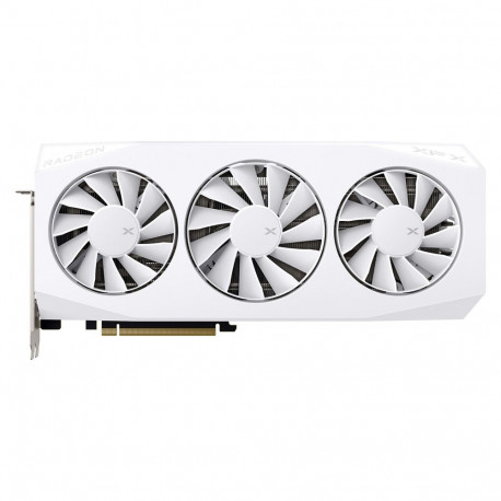 XFX Radeon RX 9060 XT 16GB Mercury OC mänguri GDDR6 3 ventilaatoriga valge