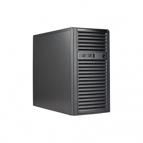 SuperMicro Mid-Tower server 4x3.5" fikseeritud ketastega 600W dubleeritud