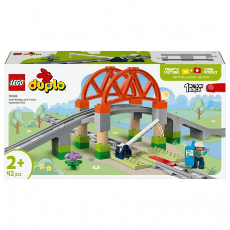"LEGO 10426 DUPLO Town Eisenbahnbrcke und Schienen - Erweiterungsset"