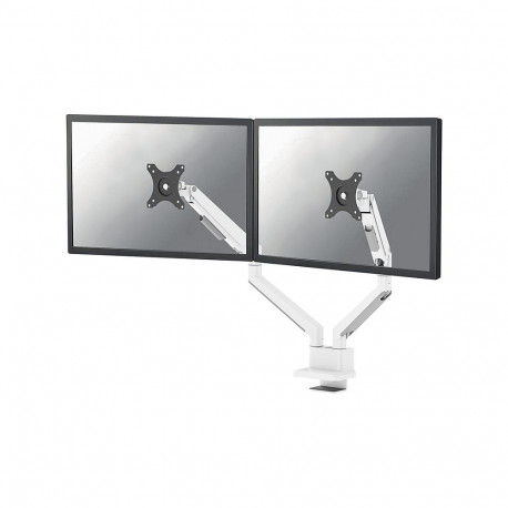 Neomounts DS70-250WH2 valge lauakinnitus kahele monitorile kuni 81cm 32" 9KG