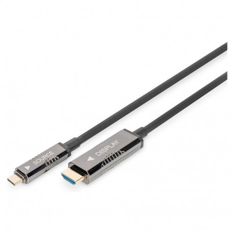 "DIGITUS 4K USB Typ - C auf HDMI AOC Adapterkabel, 20,0m"