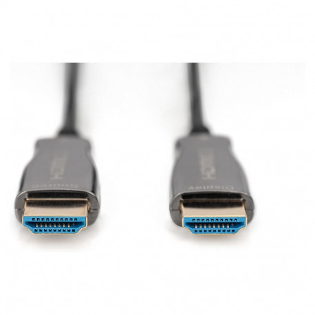 DIGITUS HDMI AOC hübriid-klaaskiudkaabel, UHD 4K, 10 m