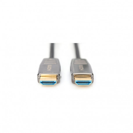 DIGITUS HDMI AOC hübriidne fiiberoptiline kaabel UHD 8K 15m, must