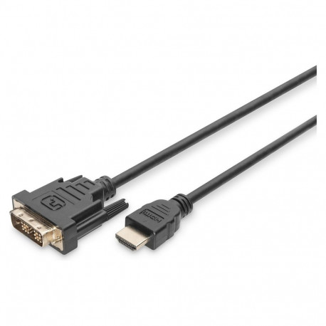 DIGITUS HDMI-kaabel A - DVI(18+1) St/St 2.0m must FullHD