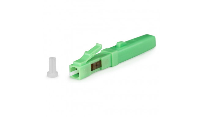 "DIGITUS LWL Feldstecker LC/APC Singlemode 10 Stk. grün"