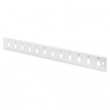 "DIGITUS LWL Spleißbox Frontblende 1HE 12xLC DX schnellversch"