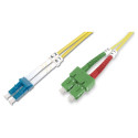 "DIGITUS Fiber Optic Singlemode PatchK SC (APC) to LC (PC) 2m"