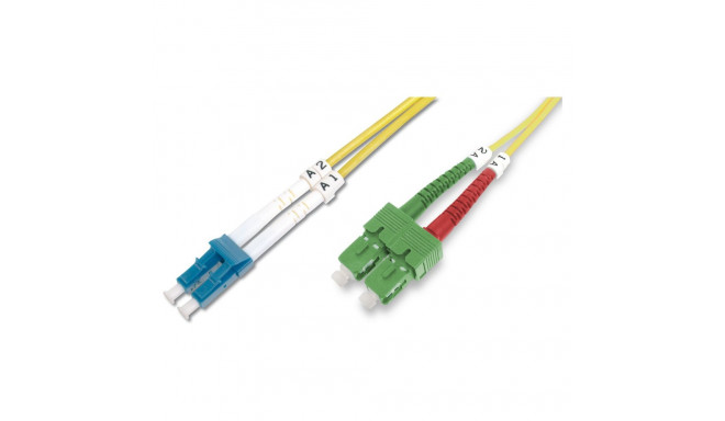 "DIGITUS Fiber Optic Singlemode PatchK SC (APC) to LC (PC) 2m"