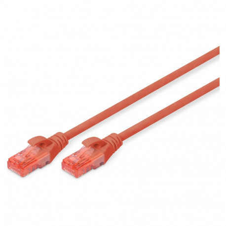 "DIGITUS Patchkabel Cat6 U/UTP 2xRJ45 3.0m rot LSZH"