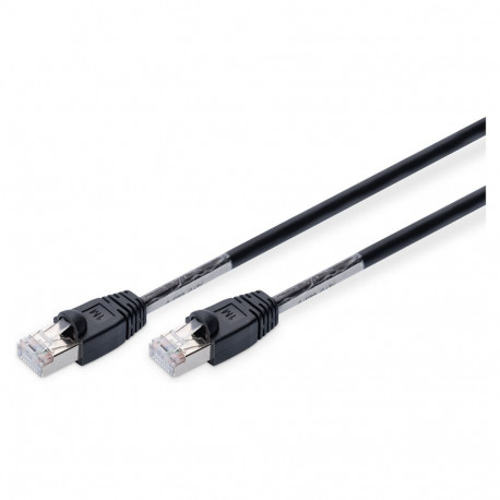 "DIGITUS Patchkabel Cat6 S/FTP 2xRJ45 1.0m schwarz Outdoor"