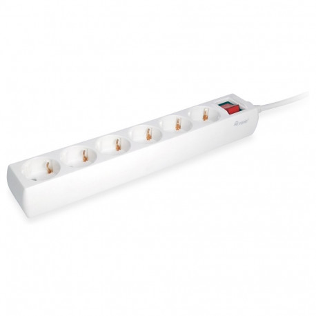 "Equip Steckdosenleiste 6-fach Schuko 1.5m Kabel mit Schalter"
