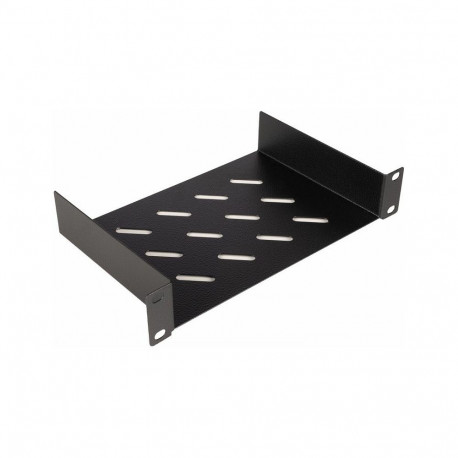 "Equip Fachboden fest 10"" für Serverschränke. 1U 15cm sw"