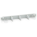"Equip Kabelmanagement Panel 19"" 1HE hellgrau RAL 7035"