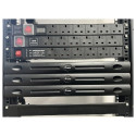 "Equip Blindpanel 19"" 1U werkzeugfrei schwarz"