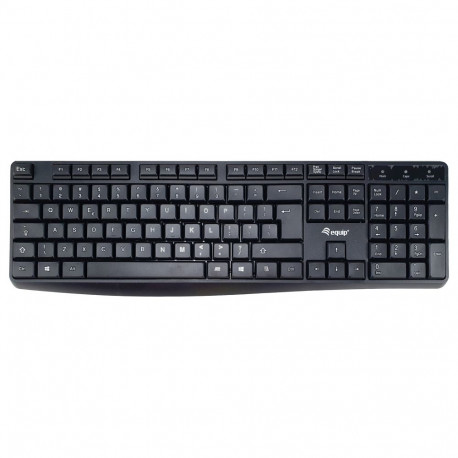"Equip Kabelgebundene USB Keyboard schwarz.US Layout"