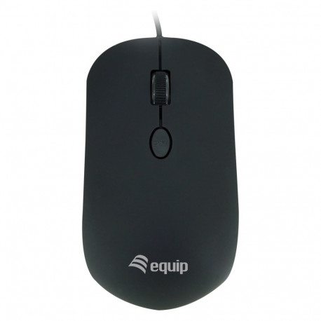 "Equip Optische Maus USB Komfort Rechts-Linkshänder 1.8m sw"