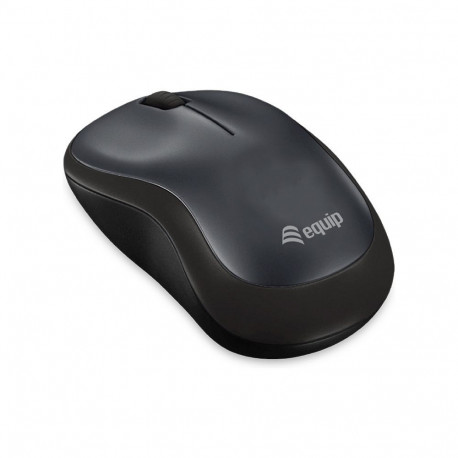 "Equip Optische Maus kabellos USB Komfort R+L schwarz"