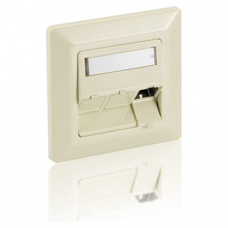 Equip süvistatav toos + esipaneel 3 Keystone 45° RAL 1013 kilepakend