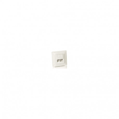 "Equip RJ45 Dose 2xRJ45 Cat5e Inputz RAL 9010 Reinweiß"