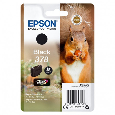 Epson 378 C13T37814010 must tint kuni 240 lehekülge
