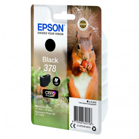 Epson 378 C13T37814010 must tint kuni 240 lehekülge