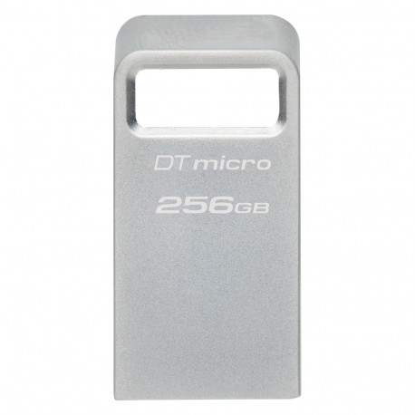 Kingston DataTraveler Micro 256GB USB 3.2 hõbedane mälupulk