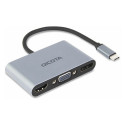 "D Dicota USB-C Portable 5-in1 Docking Station 4K HDMI/DP PD"