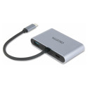 "D Dicota USB-C Portable 5-in1 Docking Station 4K HDMI/DP PD"