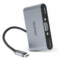 "D Dicota USB-C Portable 5-in1 Docking Station 4K HDMI/DP PD"
