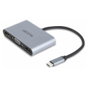 "D Dicota USB-C Portable 5-in1 Docking Station 4K HDMI/DP PD"