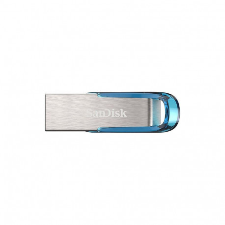 "STICK 64 GB Sandisk Ultra Flair - 3.2 Gen 1 - Blau - Silber"