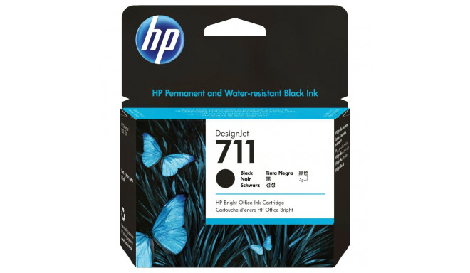 "HP 711 Original Tinte schwarz hohe Kapazitt 80ml 1er-Pack"