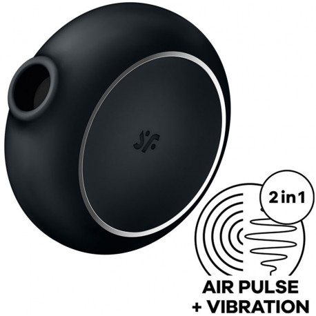 Satisfyer õhuimpulssvibraator Pro To Go 3, must