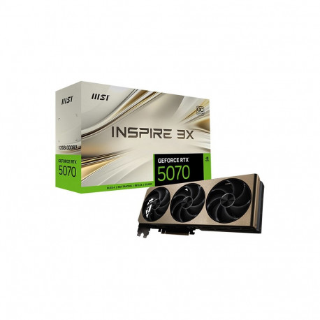 RTX 5070 12GB MSI Inspire 3X OC GDDR7 3 ventilaatoriga