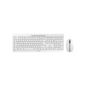 "Cherry Tastatur und Maus Set Stream Desktop RF Wireless white"