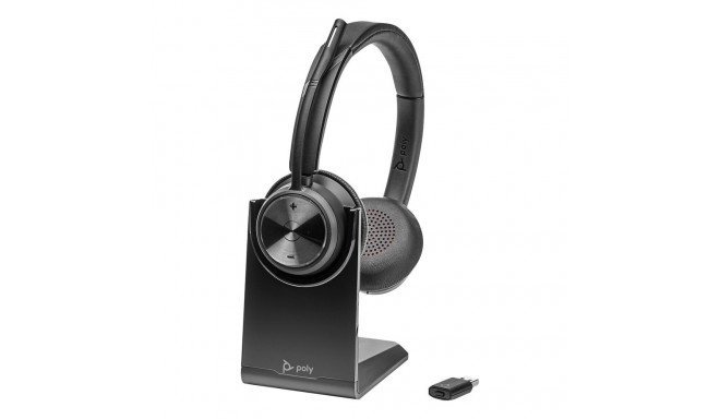 HP Poly DECT-peakomplekt Savi 7320 UC, kahe kõrvaklapiga