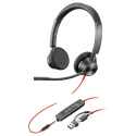 "HP Poly Headset Blackwire C3325 Stereo USB-C/A & 3.5 mm"
