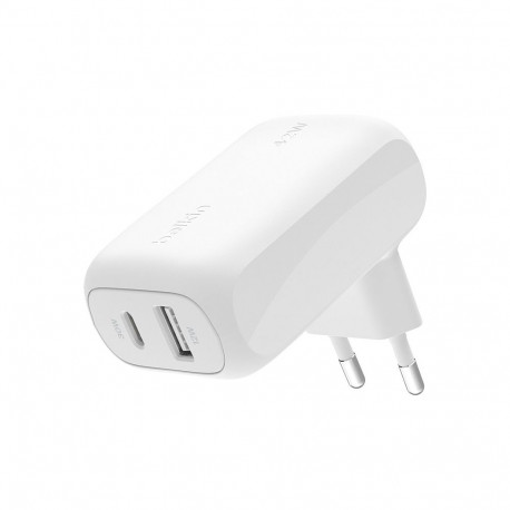 Belkin BOOST CHARGE 42W topeltlaadija PD+PPS, valge