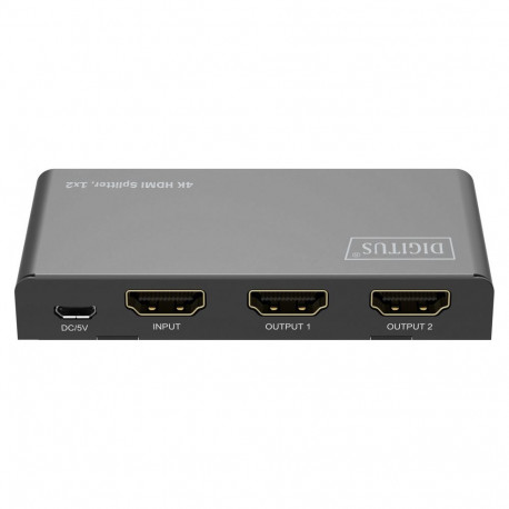 Digitus HDMI-jagaja 1x2 4K/60Hz HDCP 2.3 EDID-juhtimine