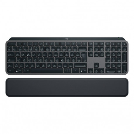"Logitech MX Keys S USB Graphite QWERTZ DE Palm Rest"
